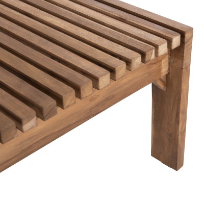 ΞΑΠΛΩΣΤΡΑ ART MAISON NOMAD ΞΥΛΟ ΤΕΑΚ ΣΕ ΦΥΣΙΚΟ ΧΡΩΜΑ 200x65x102Υεκ.