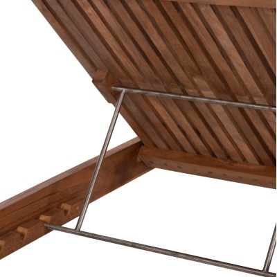 ΞΑΠΛΩΣΤΡΑ ART MAISON NOMAD ΞΥΛΟ ΤΕΑΚ ΣΕ ΦΥΣΙΚΟ ΧΡΩΜΑ 200x65x102Υεκ.