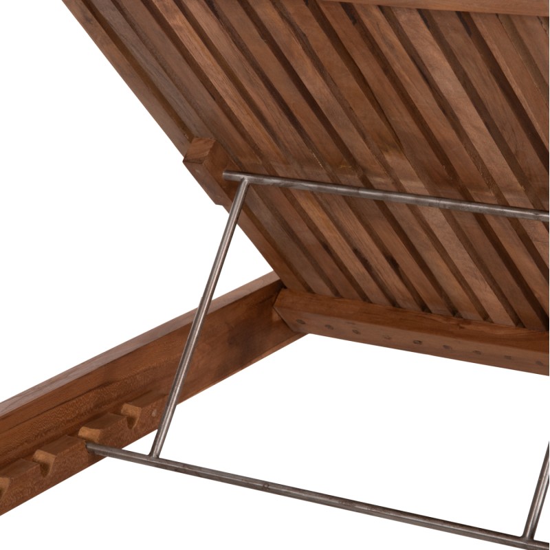 ΞΑΠΛΩΣΤΡΑ ART MAISON NOMAD ΞΥΛΟ ΤΕΑΚ ΣΕ ΦΥΣΙΚΟ ΧΡΩΜΑ 200x65x102Υεκ.