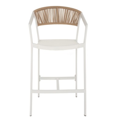 ΣΚΑΜΠΟ ART MAISON NAPERVILLE ΑΛΟΥΜΙΝΙΟΥ ΛΕΥΚΟ ΜΕ ΜΠΡΑΤΣΑ RATTAN & TEXTLINE 56x58x105Yεκ. ΣΚΑΜΠΟ ART MAISON NAPERVILLE ΑΛΟΥΜΙΝΙΟΥ ΛΕΥΚΟ ΜΕ ΜΠΡΑΤΣΑ RATTAN & TEXTLINE 56x58x105Yεκ.