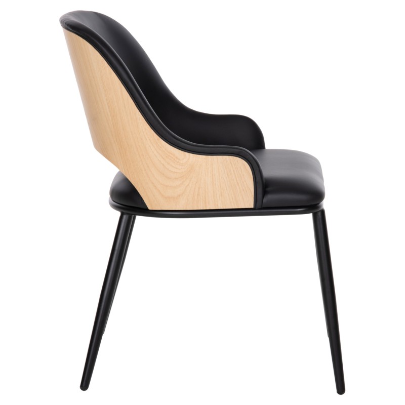 ΚΑΡΕΚΛΑ ART MAISON CRESTLINE - BLACK NATURAL (48x55x76Υεκ.) ΚΑΡΕΚΛΑ ART MAISON CRESTLINE - BLACK NATURAL (48x55x76Υεκ.)