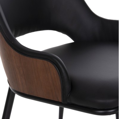 ΚΑΡΕΚΛΑ ART MAISON CRESTLINE - BLACK WALNUT (48x55x76Υεκ.) ΚΑΡΕΚΛΑ ART MAISON CRESTLINE - BLACK WALNUT (48x55x76Υεκ.)