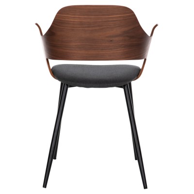 ΚΑΡΕΚΛΑ ART MAISON DINUBA - WALNUT GREY (55,5x50x79Υεκ.)