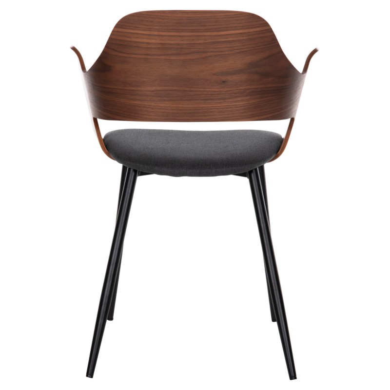 ΚΑΡΕΚΛΑ ART MAISON DINUBA - WALNUT GREY (55,5x50x79Υεκ.)