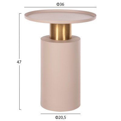 ΒΟΗΘΗΤΙΚΟ ΤΡΑΠΕΖΑΚΙ ART MAISON HUMENE - ECRY GOLD BRONZE (Φ36x47εκ.) ΒΟΗΘΗΤΙΚΟ ΤΡΑΠΕΖΑΚΙ ART MAISON HUMENE - ECRY GOLD BRONZE (Φ36x47εκ.)
