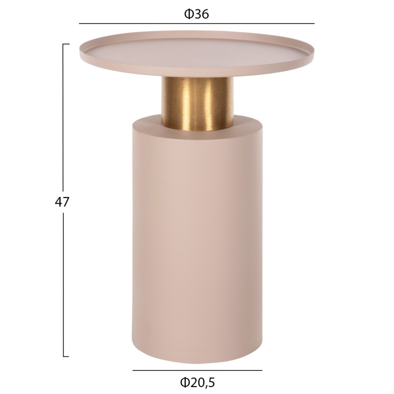 ΒΟΗΘΗΤΙΚΟ ΤΡΑΠΕΖΑΚΙ ART MAISON HUMENE - ECRY GOLD BRONZE (Φ36x47εκ.) ΒΟΗΘΗΤΙΚΟ ΤΡΑΠΕΖΑΚΙ ART MAISON HUMENE - ECRY GOLD BRONZE (Φ36x47εκ.)