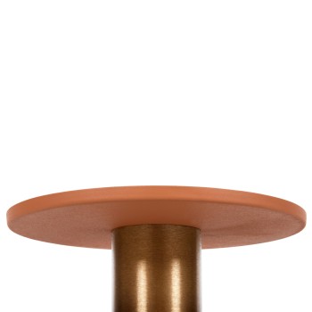 ΒΟΗΘΗΤΙΚΟ ΤΡΑΠΕΖΑΚΙ ART MAISON HUMENE - ORANGE GOLD BRONZE (Φ36x47εκ.) ΒΟΗΘΗΤΙΚΟ ΤΡΑΠΕΖΑΚΙ ART MAISON HUMENE - ORANGE GOLD BRONZE (Φ36x47εκ.)