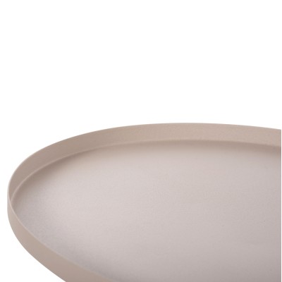 ΒΟΗΘΗΤΙΚΟ ΤΡΑΠΕΖΑΚΙ ART MAISON HUMENE - ECRU GOLD BRONZE (Φ30,5x42εκ.)