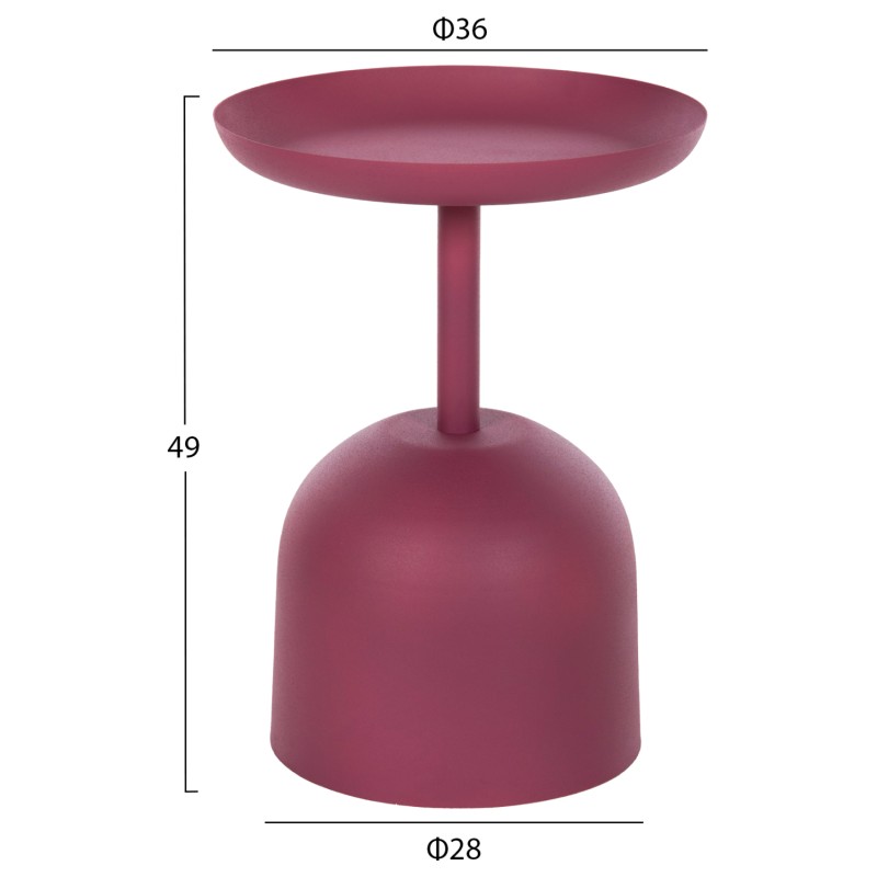 ΒΟΗΘΗΤΙΚΟ ΤΡΑΠΕΖΑΚΙ ART MAISON HUMENE - PINK (Φ36x49εκ.) ΒΟΗΘΗΤΙΚΟ ΤΡΑΠΕΖΑΚΙ ART MAISON HUMENE - PINK (Φ36x49εκ.)