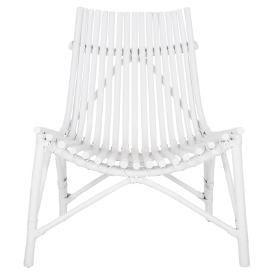 ΚΑΡΕΚΛΑ ΕΞΩΤ.ΧΩΡΟΥ ART MAISON CLARICE ΡΑΒΔΟΙ RATTAN ΣΕ ΛΕΥΚΟ ΧΡΩΜΑ 76x72x83Υεκ.