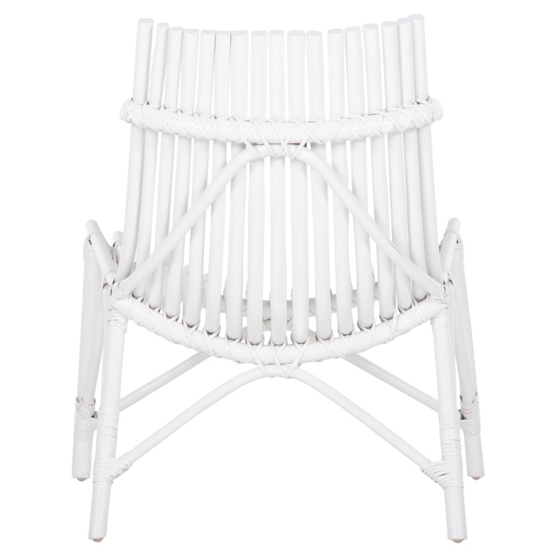 ΚΑΡΕΚΛΑ ΕΞΩΤ.ΧΩΡΟΥ ART MAISON CLARICE ΡΑΒΔΟΙ RATTAN ΣΕ ΛΕΥΚΟ ΧΡΩΜΑ 76x72x83Υεκ.