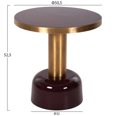 ΒΟΗΘΗΤΙΚΟ ΤΡΑΠΕΖΑΚΙ ART MAISON HUMENE - CHERRY GOLD (Φ50,5x52,5εκ.) ΒΟΗΘΗΤΙΚΟ ΤΡΑΠΕΖΑΚΙ ART MAISON HUMENE - CHERRY GOLD (Φ50,5x52,5εκ.)
