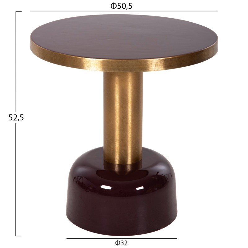 ΒΟΗΘΗΤΙΚΟ ΤΡΑΠΕΖΑΚΙ ART MAISON HUMENE - CHERRY GOLD (Φ50,5x52,5εκ.) ΒΟΗΘΗΤΙΚΟ ΤΡΑΠΕΖΑΚΙ ART MAISON HUMENE - CHERRY GOLD (Φ50,5x52,5εκ.)