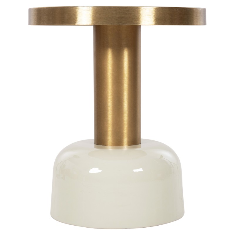 ΒΟΗΘΗΤΙΚΟ ΤΡΑΠΕΖΑΚΙ ART MAISON HUMENE - ECRU GOLD (Φ40,5x48εκ.) ΒΟΗΘΗΤΙΚΟ ΤΡΑΠΕΖΑΚΙ ART MAISON HUMENE - ECRU GOLD (Φ40,5x48εκ.)
