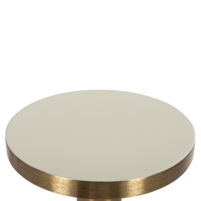 ΒΟΗΘΗΤΙΚΟ ΤΡΑΠΕΖΑΚΙ ART MAISON HUMENE - ECRU GOLD (Φ40,5x48εκ.) ΒΟΗΘΗΤΙΚΟ ΤΡΑΠΕΖΑΚΙ ART MAISON HUMENE - ECRU GOLD (Φ40,5x48εκ.)