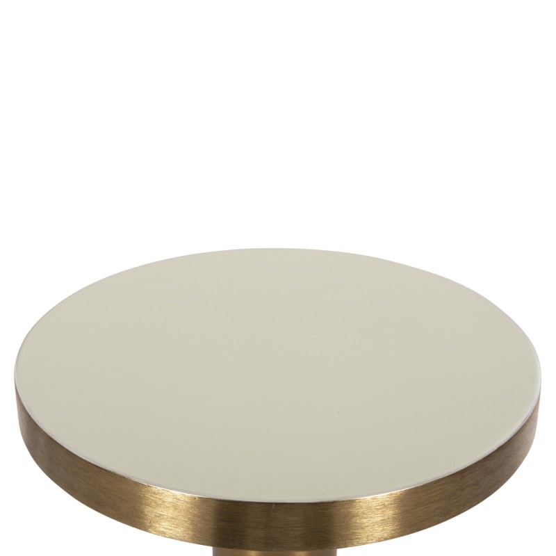 ΒΟΗΘΗΤΙΚΟ ΤΡΑΠΕΖΑΚΙ ART MAISON HUMENE - ECRU GOLD (Φ40,5x48εκ.) ΒΟΗΘΗΤΙΚΟ ΤΡΑΠΕΖΑΚΙ ART MAISON HUMENE - ECRU GOLD (Φ40,5x48εκ.)