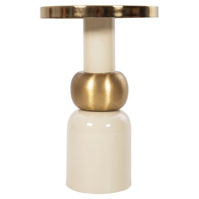 ΒΟΗΘΗΤΙΚΟ ΤΡΑΠΕΖΑΚΙ ART MAISON HUMENE - ECRU GOLD (Φ40,5x62εκ.) ΒΟΗΘΗΤΙΚΟ ΤΡΑΠΕΖΑΚΙ ART MAISON HUMENE - ECRU GOLD (Φ40,5x62εκ.)