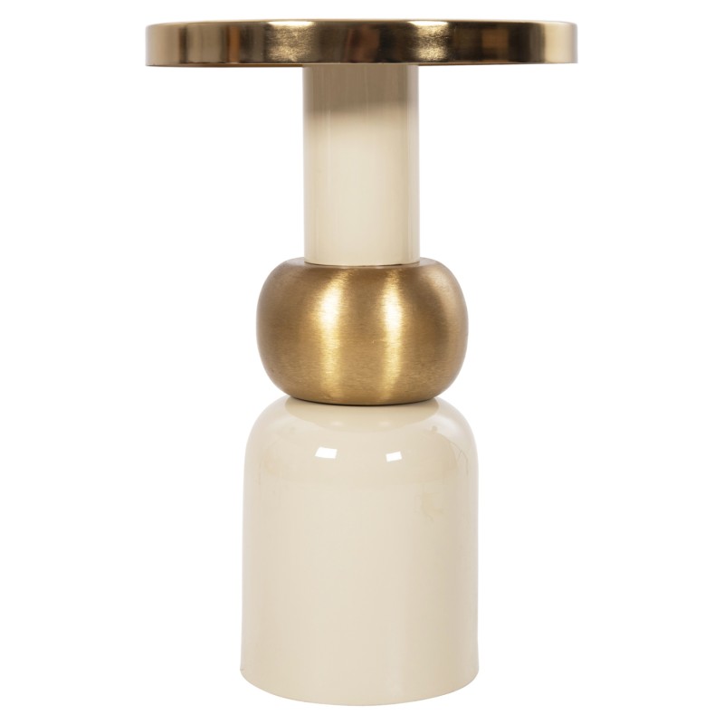 ΒΟΗΘΗΤΙΚΟ ΤΡΑΠΕΖΑΚΙ ART MAISON HUMENE - ECRU GOLD (Φ40,5x62εκ.) ΒΟΗΘΗΤΙΚΟ ΤΡΑΠΕΖΑΚΙ ART MAISON HUMENE - ECRU GOLD (Φ40,5x62εκ.)