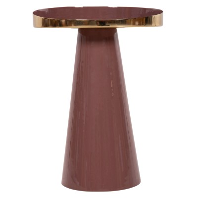 ΒΟΗΘΗΤΙΚΟ ΤΡΑΠΕΖΑΚΙ ART MAISON HUMENE - BROWN RED GOLD (Φ30,5x39-42εκ.) ΒΟΗΘΗΤΙΚΟ ΤΡΑΠΕΖΑΚΙ ART MAISON HUMENE - BROWN RED GOLD (Φ30,5x39-42εκ.)