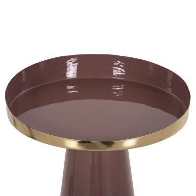 ΒΟΗΘΗΤΙΚΟ ΤΡΑΠΕΖΑΚΙ ART MAISON HUMENE - BROWN RED GOLD (Φ30,5x39-42εκ.) ΒΟΗΘΗΤΙΚΟ ΤΡΑΠΕΖΑΚΙ ART MAISON HUMENE - BROWN RED GOLD (Φ30,5x39-42εκ.)