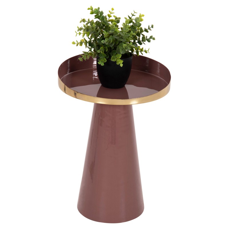 ΒΟΗΘΗΤΙΚΟ ΤΡΑΠΕΖΑΚΙ ART MAISON HUMENE - BROWN RED GOLD (Φ30,5x39-42εκ.) ΒΟΗΘΗΤΙΚΟ ΤΡΑΠΕΖΑΚΙ ART MAISON HUMENE - BROWN RED GOLD (Φ30,5x39-42εκ.)