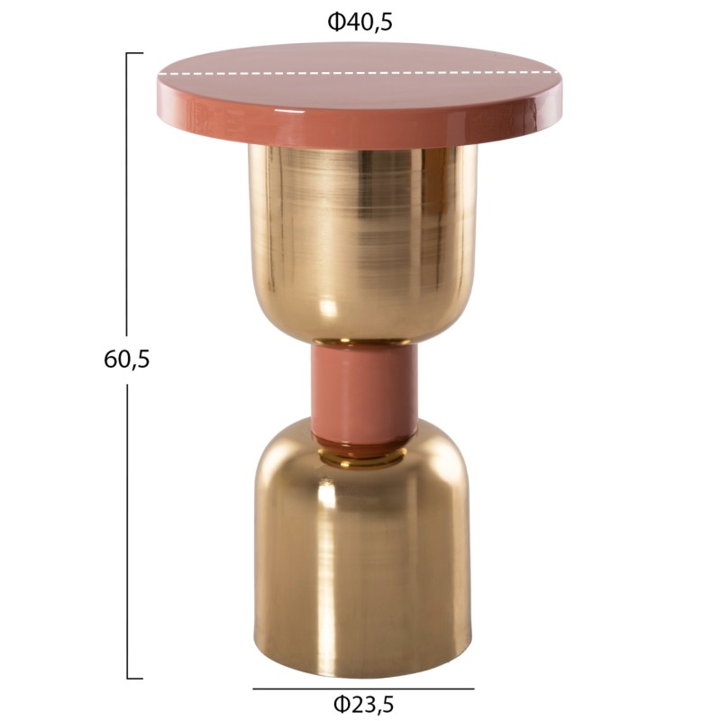 ΒΟΗΘΗΤΙΚΟ ΤΡΑΠΕΖΑΚΙ ART MAISON HUMENE - SOMON GOLD (Φ40,5x60,5εκ.) ΒΟΗΘΗΤΙΚΟ ΤΡΑΠΕΖΑΚΙ ART MAISON HUMENE - SOMON GOLD (Φ40,5x60,5εκ.)