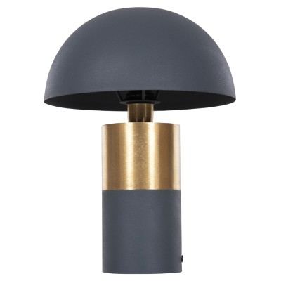 ΕΠΙΤΡΑΠΕΖΙΟ ΦΩΤΙΣΤΙΚΟ ART MAISON DESNA ΜΕΤΑΛΛΟ ΣΕ ΜΠΛΕ ΑΝΘΡΑΚΙ-ΧΡΥΣΟ Φ31x41,5Υ εκ.