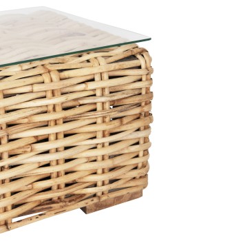 Τραπεζάκι Σαλονιού Εξ. Χώρου Art Maison Ashington - Natural White (110x60x40εκ.) 