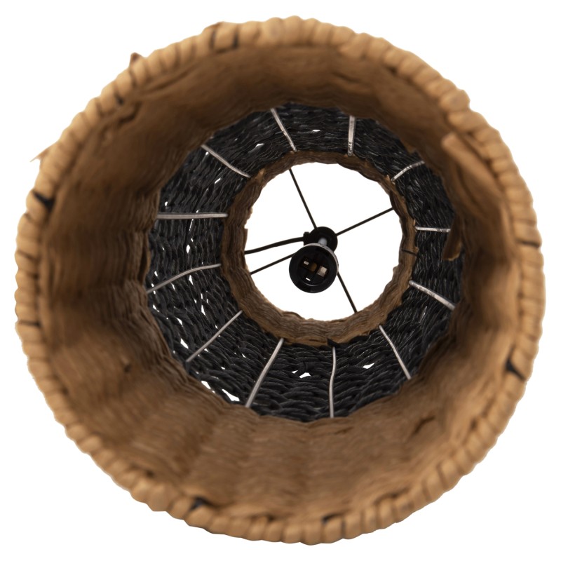 ΦΩΤΙΣΤΙΚΟ ΔΑΠΕΔΟΥ ART MAISON UMAR ΜΕΤΑΛΛΟ-PAPER ROPE ΣΕ ΜΠΕΖ ΑΜΜΟΥ-ΜΑΥΡΟ Φ20X120Υεκ.