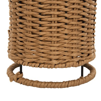 ΦΩΤΙΣΤΙΚΟ ΔΑΠΕΔΟΥ ART MAISON UMAR ΜΕΤΑΛΛΟ-PAPER ROPE ΣΕ ΜΠΕΖ ΑΜΜΟΥ-ΜΑΥΡΟ Φ20X120Υεκ.