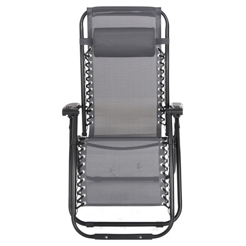 ΠΟΛΥΘΡΟΝΑ RELAX ΕΞΩΤΕΡΙΚΟΥ ΧΩΡΟΥ ART MAISON SKEGNESS - BLACK GREY (67x145x110Υεκ.)