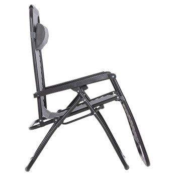 ΠΟΛΥΘΡΟΝΑ RELAX ΕΞΩΤΕΡΙΚΟΥ ΧΩΡΟΥ ART MAISON SKEGNESS - BLACK GREY (67x145x110Υεκ.)