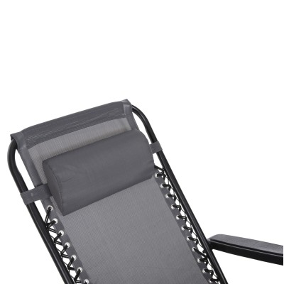 ΠΟΛΥΘΡΟΝΑ RELAX ΕΞΩΤΕΡΙΚΟΥ ΧΩΡΟΥ ART MAISON SKEGNESS - BLACK GREY (67x145x110Υεκ.)