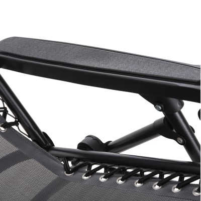 ΠΟΛΥΘΡΟΝΑ RELAX ΕΞΩΤΕΡΙΚΟΥ ΧΩΡΟΥ ART MAISON SKEGNESS - BLACK GREY (67x145x110Υεκ.)