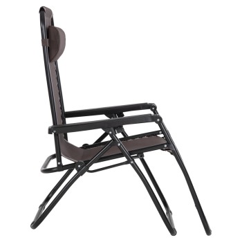 ΠΟΛΥΘΡΟΝΑ RELAX ΕΞΩΤΕΡΙΚΟΥ ΧΩΡΟΥ ART MAISON SKEGNESS - BROWN BLACK (67x145x110Υεκ.)