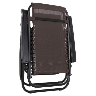 ΠΟΛΥΘΡΟΝΑ RELAX ΕΞΩΤΕΡΙΚΟΥ ΧΩΡΟΥ ART MAISON SKEGNESS - BROWN BLACK (67x145x110Υεκ.)