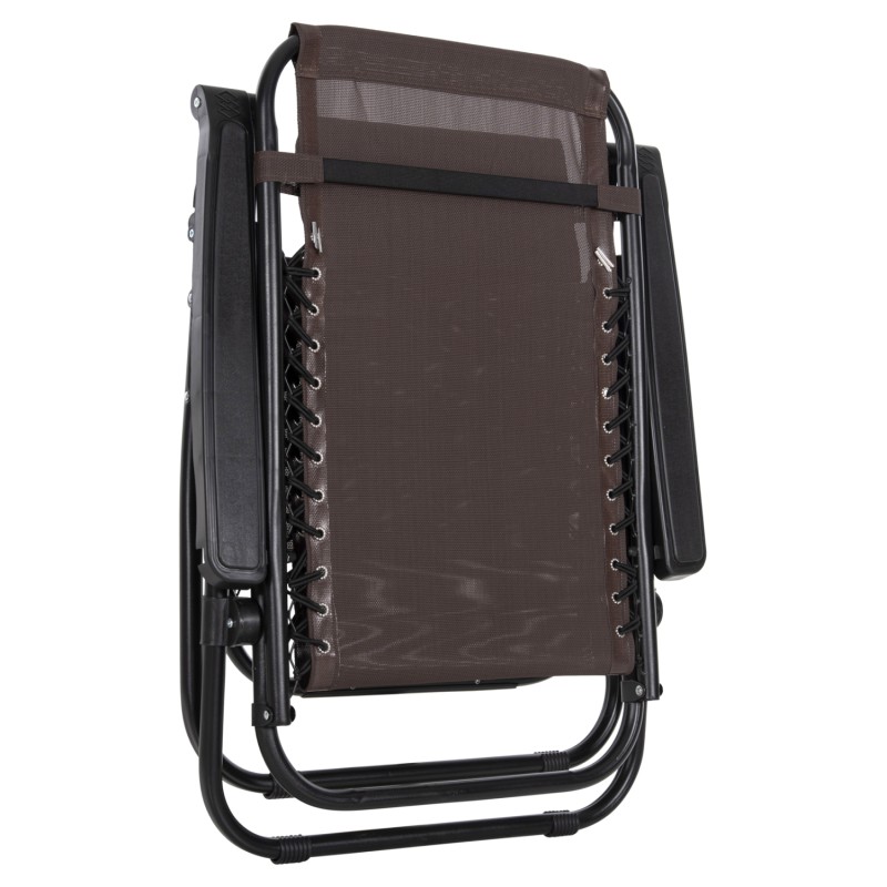 ΠΟΛΥΘΡΟΝΑ RELAX ΕΞΩΤΕΡΙΚΟΥ ΧΩΡΟΥ ART MAISON SKEGNESS - BROWN BLACK (67x145x110Υεκ.)