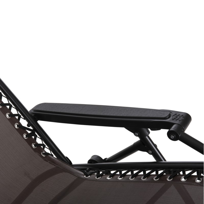 ΠΟΛΥΘΡΟΝΑ RELAX ΕΞΩΤΕΡΙΚΟΥ ΧΩΡΟΥ ART MAISON SKEGNESS - BROWN BLACK (67x145x110Υεκ.)