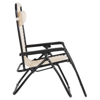 ΠΟΛΥΘΡΟΝΑ RELAX ΕΞΩΤΕΡΙΚΟΥ ΧΩΡΟΥ ART MAISON SKEGNESS - BEIGE BLACK (67x145x110Υεκ.)