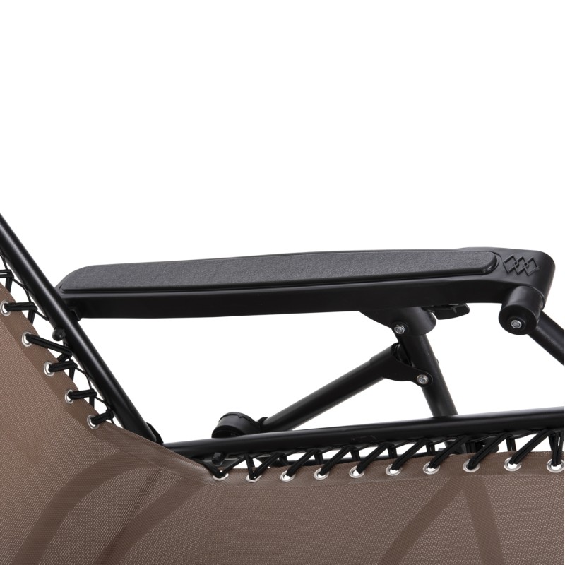 ΠΟΛΥΘΡΟΝΑ RELAX ΕΞΩΤΕΡΙΚΟΥ ΧΩΡΟΥ ART MAISON SKEGNESS - BLACK CHAMPAGNE (67x145x110Υεκ.)