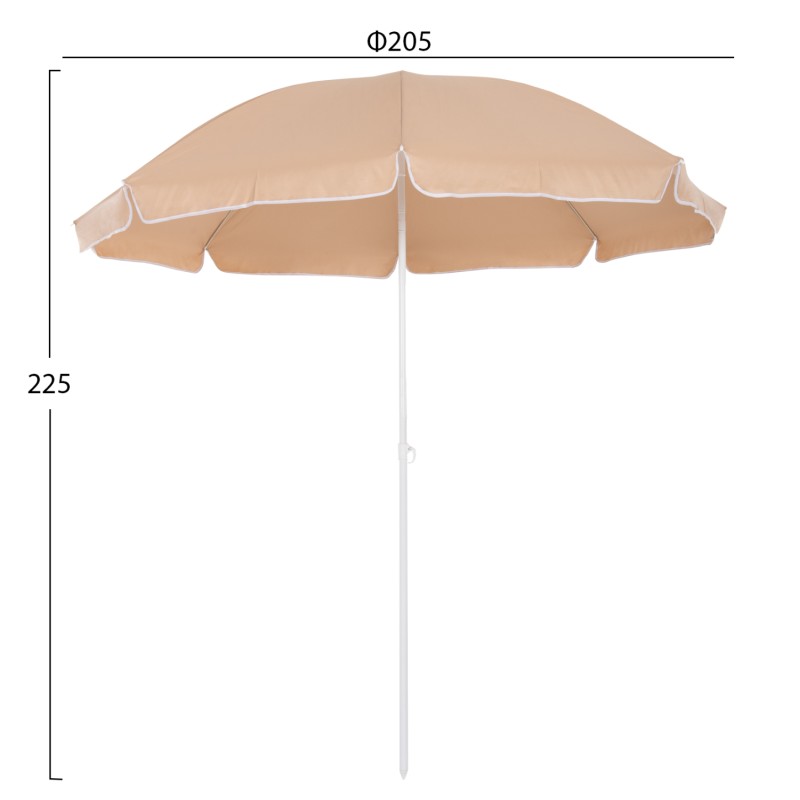 ΟΜΠΡΕΛΑ ΘΑΛΑΣΣΗΣ Art Maison Jo 8 FIBERGLASS ΑΚΤΙΝΕΣ 2.00μ MOKA ΟΜΠΡΕΛΑ ΘΑΛΑΣΣΗΣ Art Maison Jo 8 FIBERGLASS ΑΚΤΙΝΕΣ 2.00μ MOKA