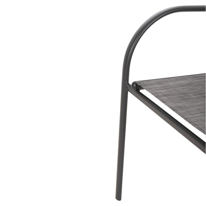 ΠΟΛΥΘΡΟΝΑ ΕΞ.ΧΩΡΟΥ ART MAISON DRUIG ΜΕΤΑΛΛΟ ΓΚΡΙ-TEXTILENE ΓΚΡΙ 55x57x90Υεκ