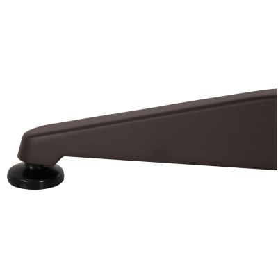 ΤΡΑΠΕΖΙ ΣΤΡΟΓΓΥΛΟ ART MAISON SHRIKE ΑΛΟΥΜΙΝΙΟ ΚΑΦΕ Φ60x70Υεκ.