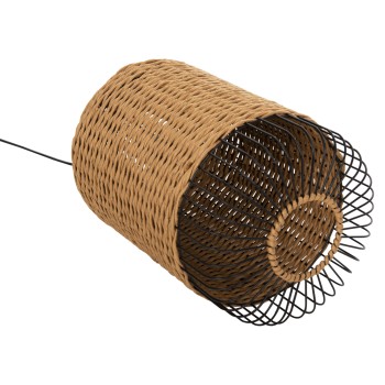 ΦΩΤΙΣΤΙΚΟ ΟΡΟΦΗΣ ART MAISON UATU ΚΡΕΜΑΣΤΟ PAPER ROPE ΜΠΕΖ-ΜΑΥΡΟ ΜΕΤΑΛΛΟ-Φ27x41,5Υεκ.