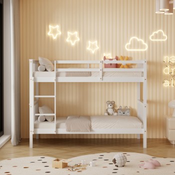 ΚΡΕΒΑΤΙ ΚΟΥΚΕΤΑ ΠΑΙΔΙΚΟ ART MAISON MANTYKE ΞΥΛΟ ΠΕΥΚΟΥ ΣΕ ΛΕΥΚΟ- ΣΤΡΩΜΑΤΑ 190x90εκ