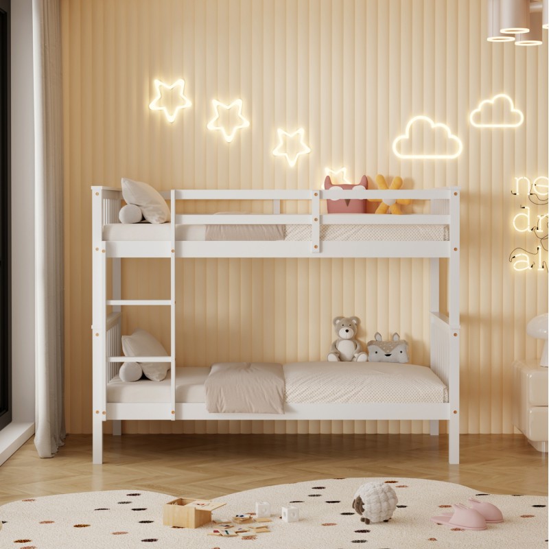 ΚΡΕΒΑΤΙ ΚΟΥΚΕΤΑ ΠΑΙΔΙΚΟ ART MAISON MANTYKE ΞΥΛΟ ΠΕΥΚΟΥ ΣΕ ΛΕΥΚΟ- ΣΤΡΩΜΑΤΑ 190x90εκ