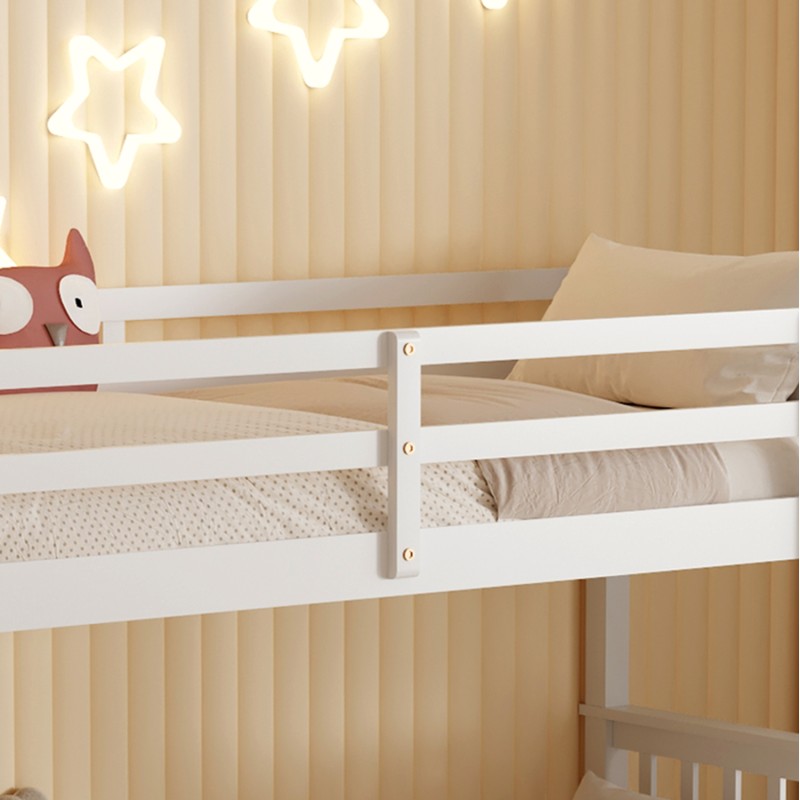 ΚΡΕΒΑΤΙ ΚΟΥΚΕΤΑ ΠΑΙΔΙΚΟ ART MAISON MANTYKE ΞΥΛΟ ΠΕΥΚΟΥ ΣΕ ΛΕΥΚΟ- ΣΤΡΩΜΑΤΑ 190x90εκ