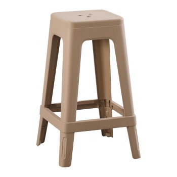 ΣΚΑΜΠΟ ΠΟΛΥΠΡΟΠΥΛΕΝΙΟΥ ΤΕΤΡΑΓΩΝΟ ART MAISON MASQUE ΚΑΠΟΥΤΣΙΝΟ 35x35x65Υεκ.