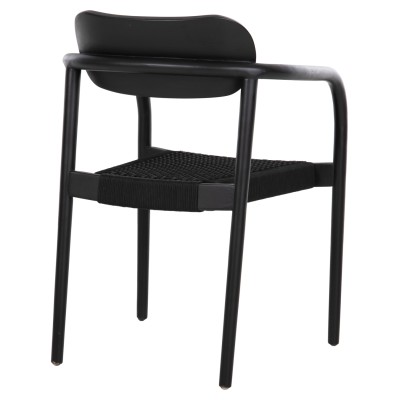 ΠΟΛΥΘΡΟΝΑ ART MAISON GALACTUS ΞΥΛΟ TEAK ΜΑΥΡΟ & ΜΑΥΡΟ ΣΧΟΙΝΙ 55x54x80Yεκ.