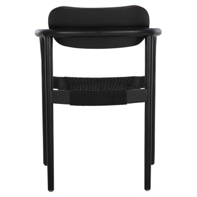 ΠΟΛΥΘΡΟΝΑ ART MAISON GALACTUS ΞΥΛΟ TEAK ΜΑΥΡΟ & ΜΑΥΡΟ ΣΧΟΙΝΙ 55x54x80Yεκ.